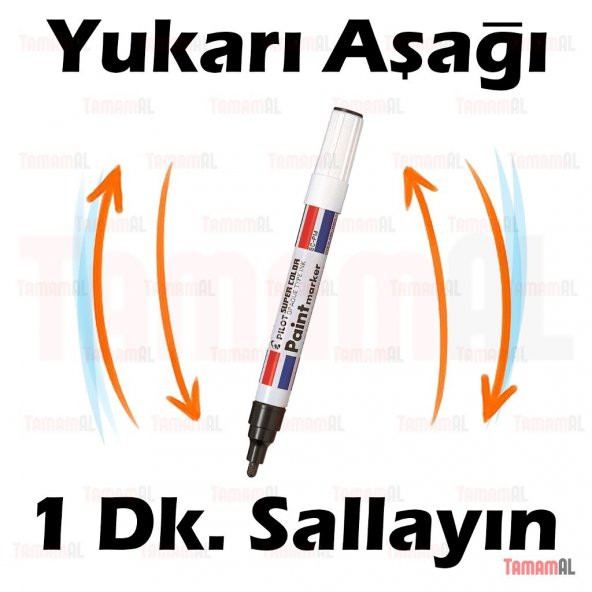 MARVY Araç Kaporta Rötuş Gümüş Gri Boya Kalem (ÇOK KALİTELİ JAPON - 8