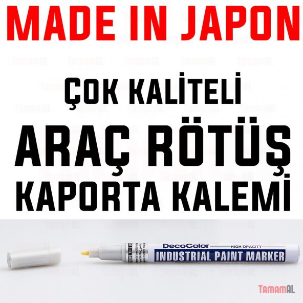MARVY Araç Kaporta Rötuş Gümüş Gri Boya Kalem (ÇOK KALİTELİ JAPON - 10