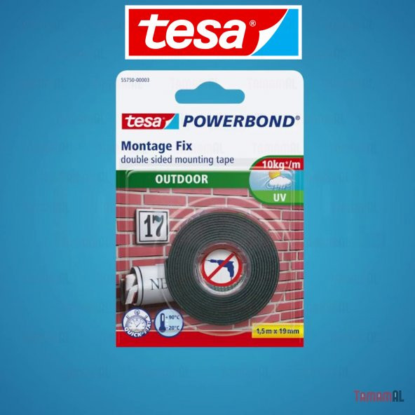 TESA DIŞ MEKAN Çift Taraflı Köpük Bant UV POWERBOND Çok KALİTELİ) - 5