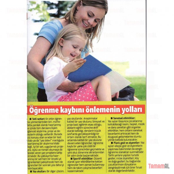 3.SINIFA GEÇEN için TATİL KİTABI (TEST YOK PROJE BAZLI TÜM DERS) - 4