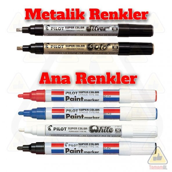 PİLOT Araç Kaporta Rötuş Metalik GRİ GÜMÜŞ Boya Kalemi (KALİTELİ) - 8