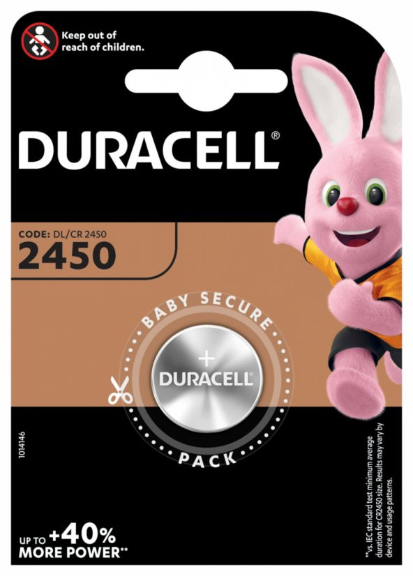 Duracell DL/CR 2450 3V Lityum Düğme Pil