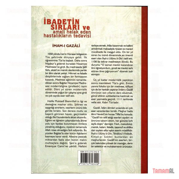 İBADETİN SIRLARI / İMAM GAZALİ İHYAÜ ULUMUDDİN (AÇIKLAMALI ÖZETİ) - Resim 2