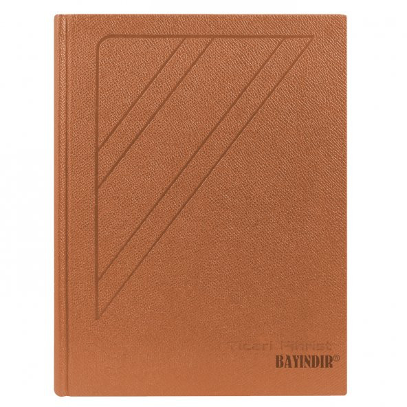 BAYINDIR 17x24 Lüx Ciltli Ticari Fihrist Kenarı Harfli Borç - 7