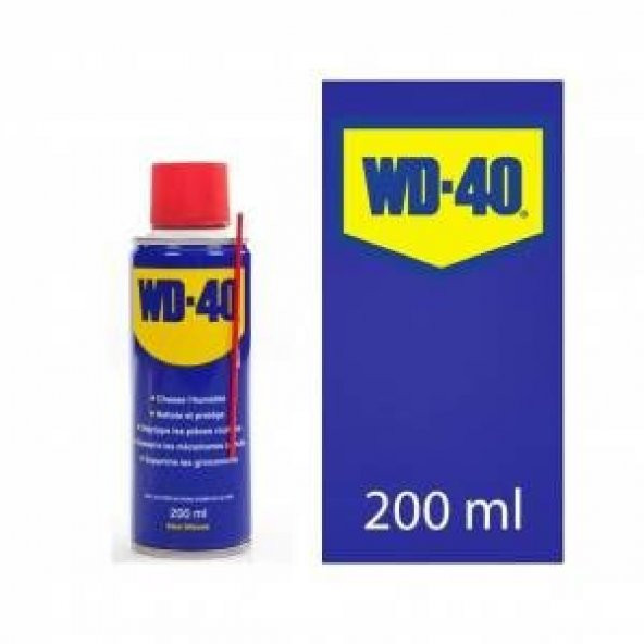 WD 40 200 ml GENEL AMAÇLI YAĞLAMA SPREYİ VE PAS SÖKÜCÜ pipetli - 3