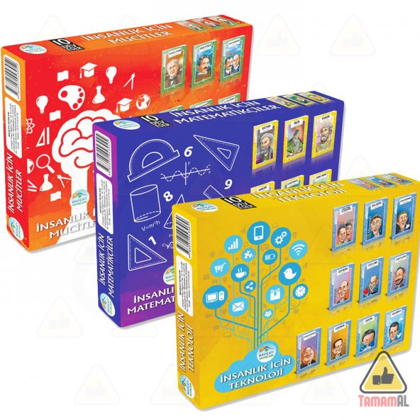 İNSANLIK İÇİN TEKNOLOJİ + MATEMATİKÇİLER + MUCİTLER 30 KİTAP SET - 2