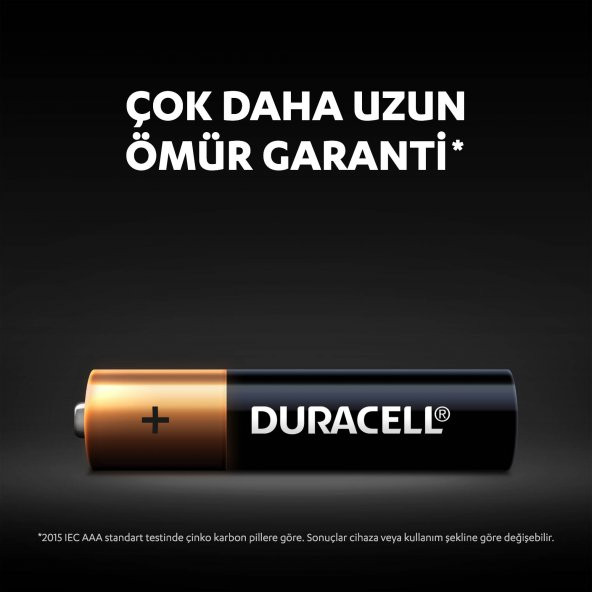 Duracell LR03/MN2400 Alkalin AAA İnce Kalem Pil 12li - 4