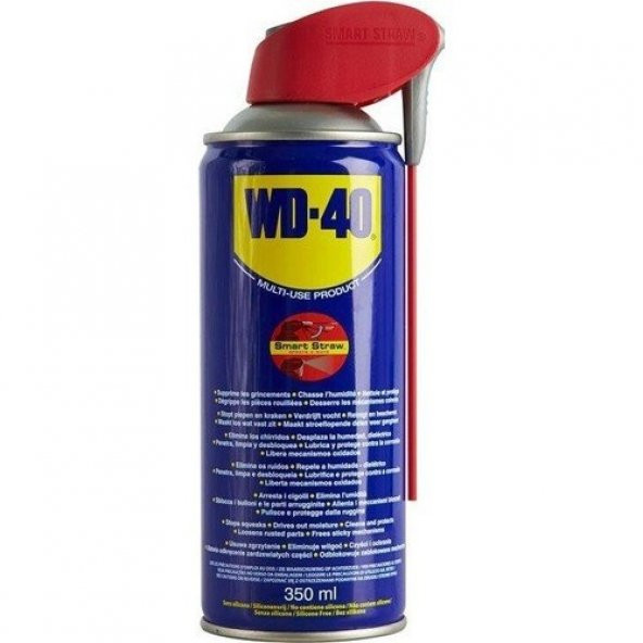 Wd 40 Çok Amaçlı Pas Sökücü Yağlayıcı 350 ml AKILLI Smart Straw - 2