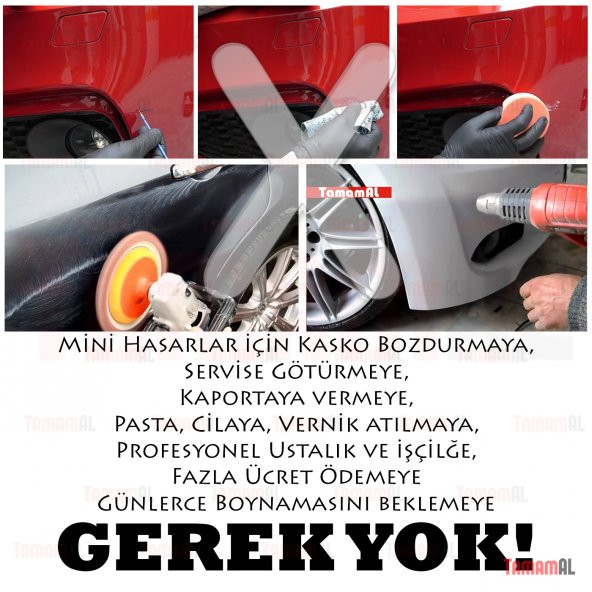 PİLOT Araç Kaporta Rötuş Boya Kalemi Beyaz Siyah gri Kırmızı Mavi - 12