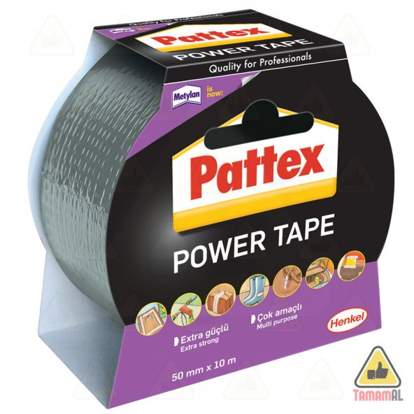 HENKEL PATTEX EXTRA GÜÇLÜ ÇOK AMAÇLI KOLİ BANDI POWER TAPE 50X10m - 3