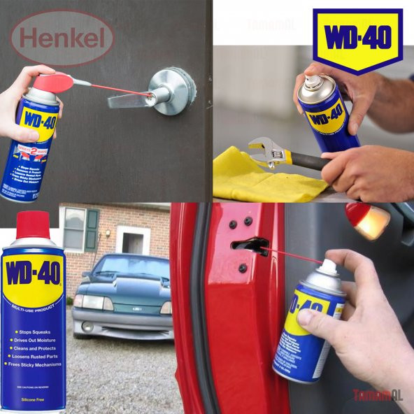 Wd 40 Çok Amaçlı Pas Sökücü Yağlayıcı 350 ml AKILLI Smart Straw - 10