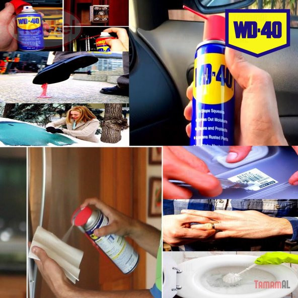 Wd 40 Çok Amaçlı Pas Sökücü Yağlayıcı 350 ml AKILLI Smart Straw - 12