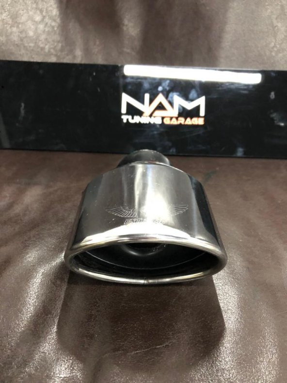 rüzgar ıslık sesi çıkaran egzoz ucu krom paslanmaz - 3