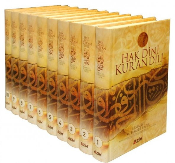 Hak Dini Kuran Dili Elmalı Tefsiri Şamua 10 Cilt Takım - 3
