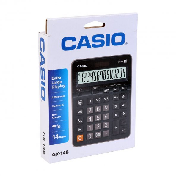 Casio GX-14B Masaüstü 14 Haneli Hesap Makinesi - 3