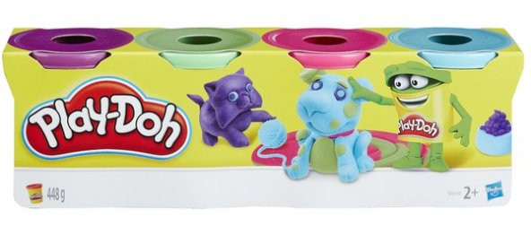 PLAY-DOH HASBRO (GERÇEK MARKA) OYUN HAMURU 4 RENK 448GR - 2