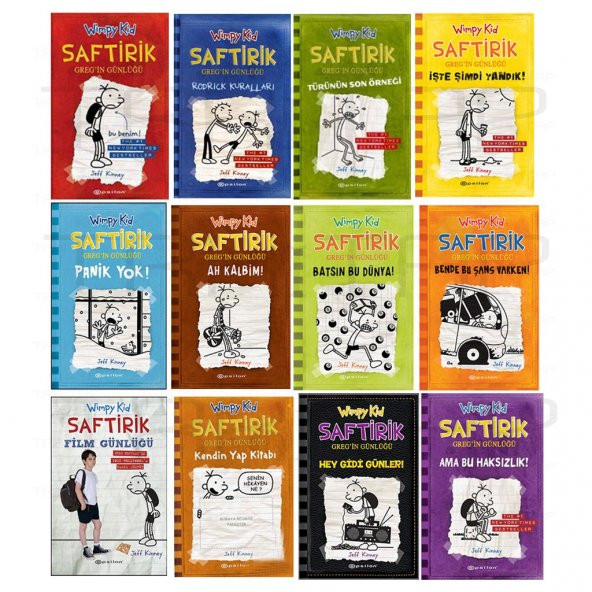 SAFTİRİK GREYİN GÜNLÜĞÜ Jeff KINNEY 13 KİTAP SET TAKIM - 2