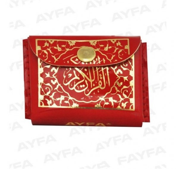 AYFA 062 MİNİ BOY KURAN 2 RENK ASKILI KILIFLI - 9