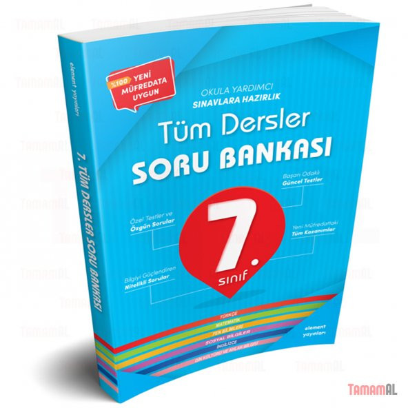 7.SINIF TÜM DERSLER SORU BANKASI TÜRKÇE MAT FEN SOS DİN İNG - 5