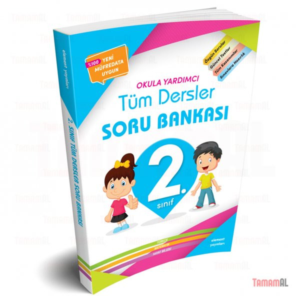 2.SINIF TÜM DERSLER SORU BANKASI MATEMATİK TÜRKÇE HAYAT BİLGİSİ - 4