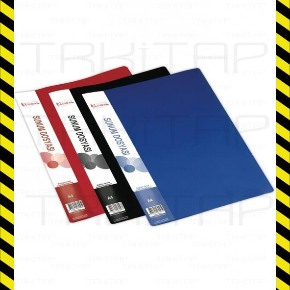 60 LI SUNUM DOSYASI 60 KENDİNDEN POŞETLİ PLASTİK DOSYA ürün görseli