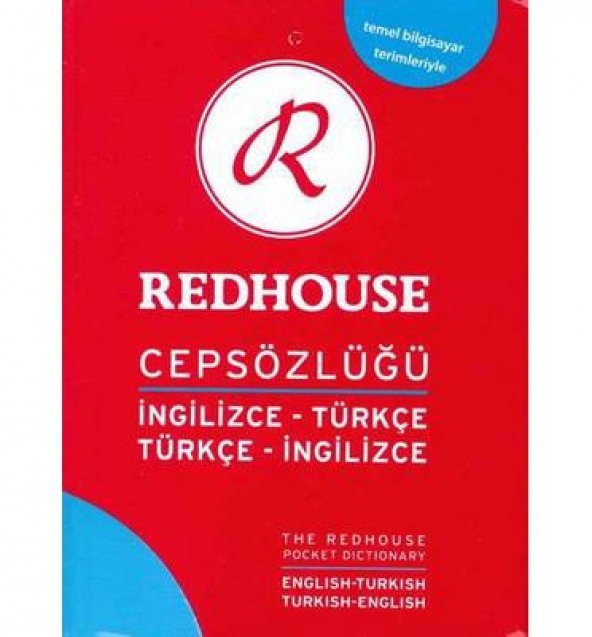 İNGİLİZCE TÜRKÇE SÖZLÜK REDHOUSE CEP SÖZLÜĞÜ KÜÇÜK BOY RS-004