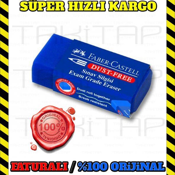 FABER CASTELL SINAV SİLGİSİ MAVİ 2 ADET 9556089005258 - 3