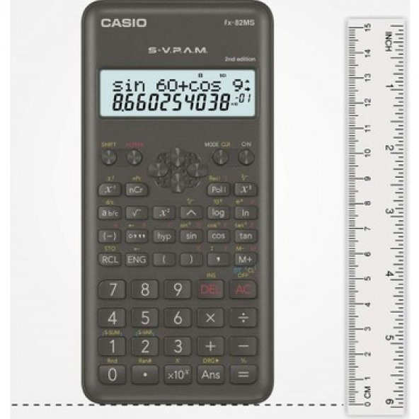 CASİO FX-82MS FONSİYONLU HESAP MAKİNESİ 240 FONSİYO 4971850137931 - 2