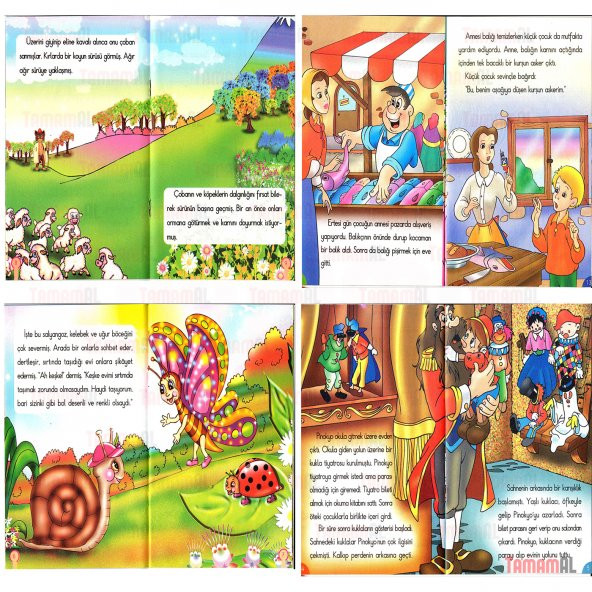 ÖYKÜ TRENİ 1. VE 2. SINIFLAR İÇİN MASAL HİKAYE SETİ 80 KİTAP RESİ - 2