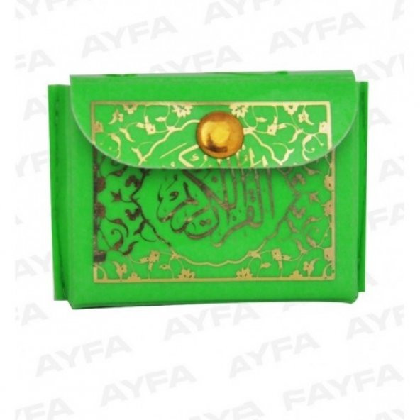 AYFA 062 MİNİ BOY KURAN 2 RENK ASKILI KILIFLI - 5