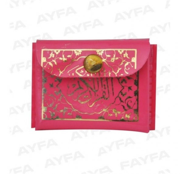 AYFA 062 MİNİ BOY KURAN 2 RENK ASKILI KILIFLI - 6