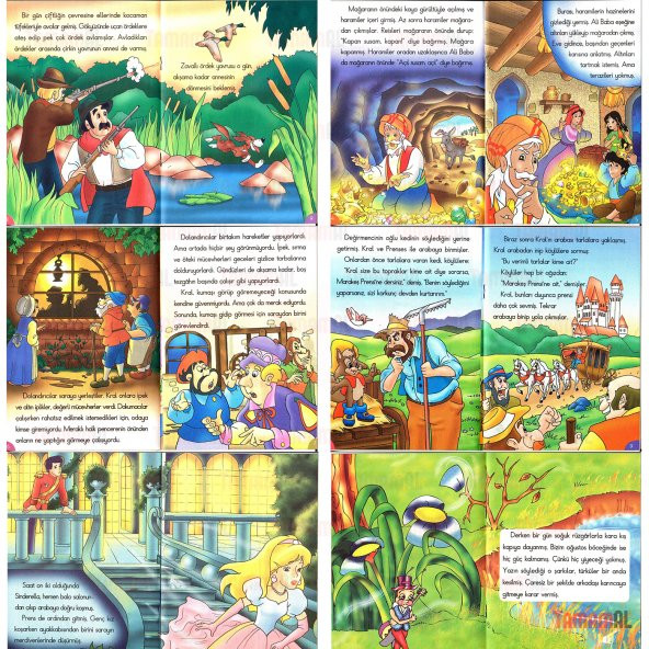 ÖYKÜ TRENİ 1. VE 2. SINIFLAR İÇİN MASAL HİKAYE SETİ 80 KİTAP RESİ - 4