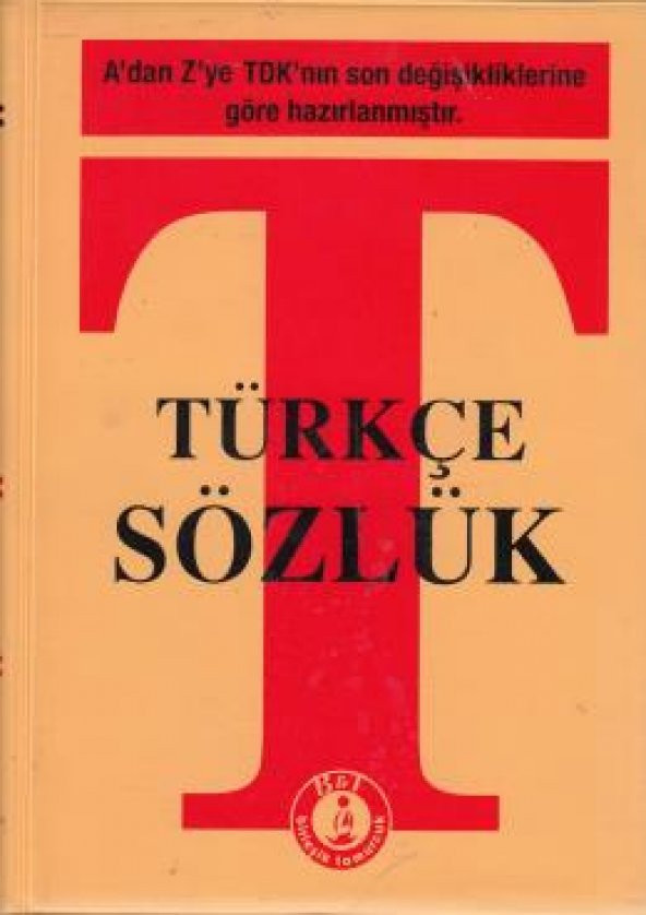 BÜYÜK BOY TÜRKÇE SÖZLÜK TDK YA GÖRE HAZIRLANMIŞ PLASTİK KAPAK - 1