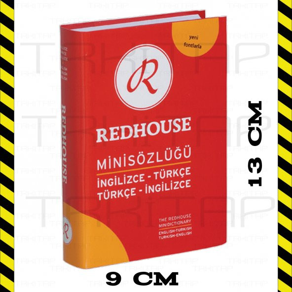 İNGİLİZCE TÜRKÇE SÖZLÜK REDHOUSE EL SÖZLÜĞÜ CEP BÜYÜK BOY RS-006 - 2
