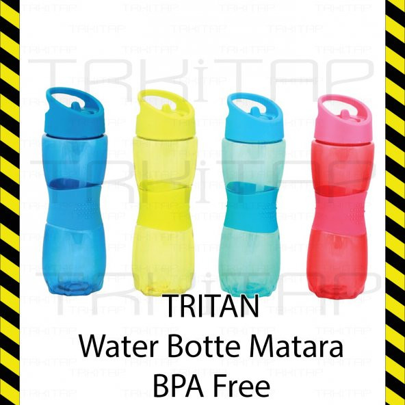 TRİTAN tupperware GIDA PLASTİĞİ 0 BPA FREE MATARA 600ML. GLOBOX - 2