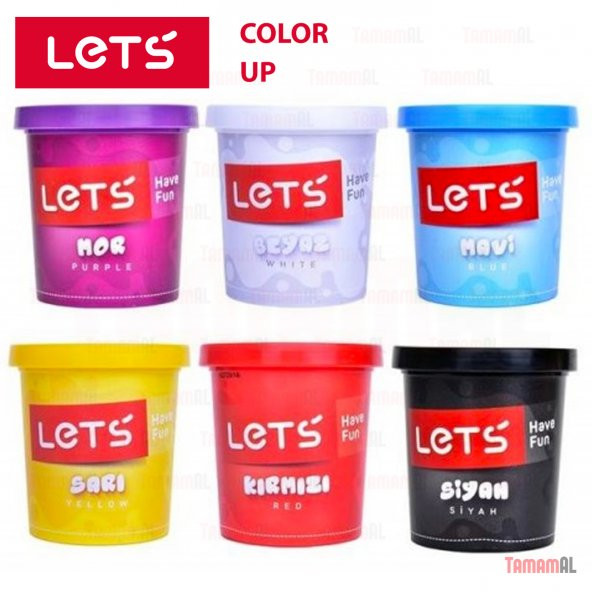 LETS 6 RENK OYUN HAMURU 900GR L8350 PLAY DOUGH 8680679800273 - 2