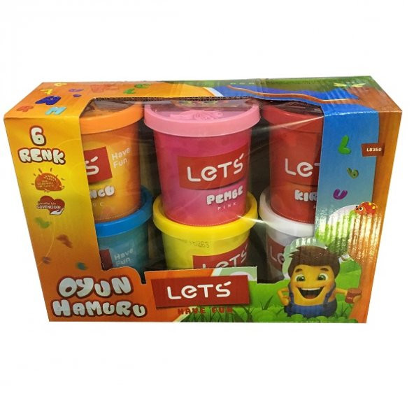 LETS 6 RENK OYUN HAMURU 900GR L8350 PLAY DOUGH 8680679800273 - 4