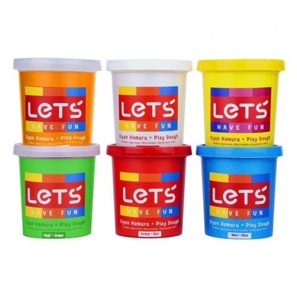 LETS 6 RENK OYUN HAMURU 900GR L8350 PLAY DOUGH 8680679800273 - 6