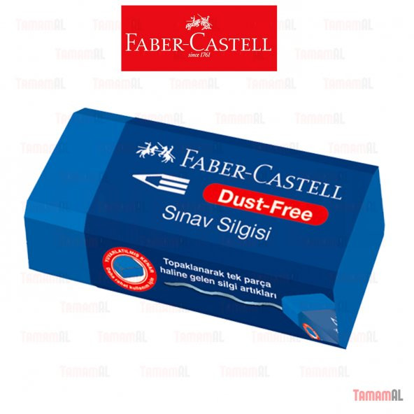 FABER CASTELL SINAV SİLGİSİ MAVİ