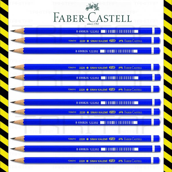 FABER CASTELL ÖZEL SINAV KALEMİ 2B KURŞUN KALEM 1 ADET 8690826122 - 2