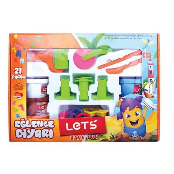 Lets Funny Eğitici Modelleme OYUN HAMURU Seti 22 Parça L9006 - 3