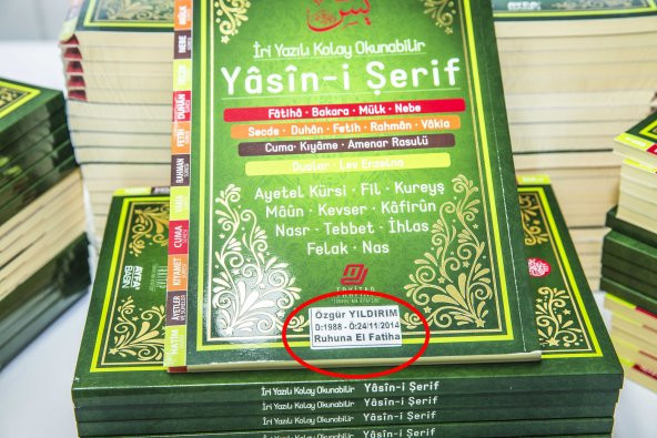 TRKİTAP Orta Boy 3Lü Çok İri Yazılı Elmalılı YASİN Şamua FİHRİSTL - 4