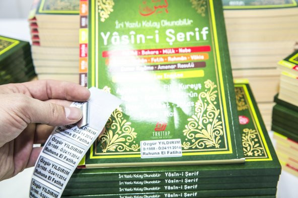 TRKİTAP Orta Boy 3Lü Çok İri Yazılı Elmalılı YASİN Şamua FİHRİSTL - 6