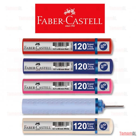 FABER CASTELL 120 Lİ MİN 0,7 KALEM UCU 2 ADET 1427 8690826127771 - 5