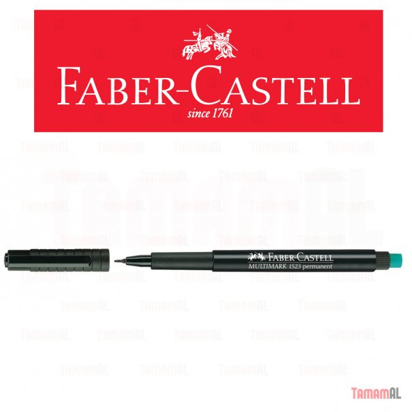 FABER CASTELL CD PERMANENT ASETAT KALEMİ M KALIN 2 adet - 4