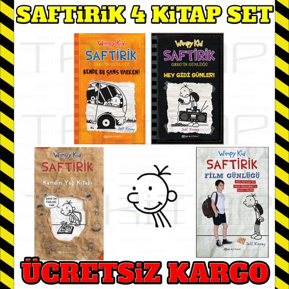 EPSİLON Yayınları Saftirik Greg Serisi 9 10 +2Kitaplık Set 4KİTAP