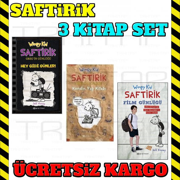 EPSİLON Yayınları Saftirik Greg Serisi 10++ Kitaplık Set 3 KİTAP