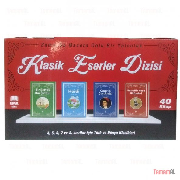 KLASİK ESERLER DİZİSİ 4 5 6 7 8 SINIF 40 KİTAP