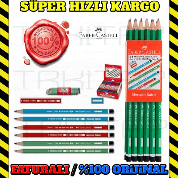 FABER CASTEL MERCANLI KURŞUN KALEM 2160 1 DÜZİNE 8690826216024 - 2