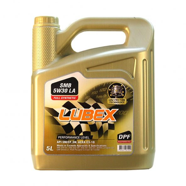 Lubex Primus SMB-LA 5W-30 5 Lt Tam Sentetik DPFli Motor Yağı - 2